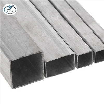 50x50mm 6m Ntev Pre Galvanized Hlau Square Tube Hlau Yeeb Nkab Rau Kev Tsim Kho
